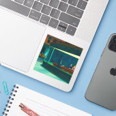 Nacht, 1942 von Edward Hopper Aufkleber (Laptop mit iPhone)