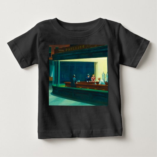 Nacht, 1942 von Edward Hopper Baby T-shirt (Vorderseite)