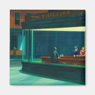Nacht, 1942 von Edward Hopper Magnet
