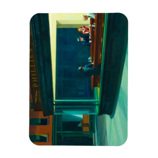 Nacht, 1942 von Edward Hopper Magnet (Vertikal)