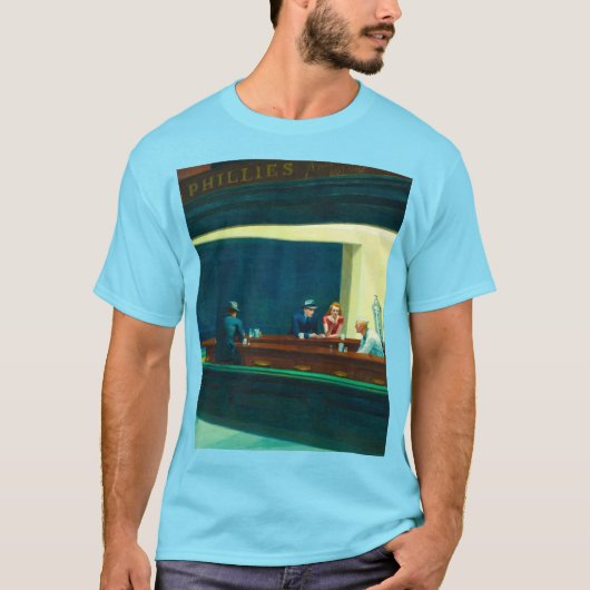Nacht, 1942 von Edward Hopper T-Shirt (Vorderseite)