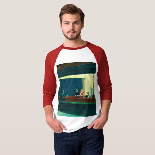 Nacht, 1942 von Edward Hopper T-Shirt (Vorne ganz)