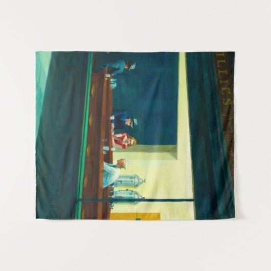 Nacht, 1942 von Edward Hopper Wandteppich (Vorderseite (Horizontal))