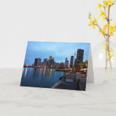 Nacht am Marinestreff Karte (Gelbe Blume)