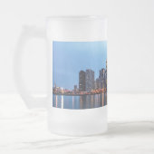 Nacht am Marinestreff Mattglas Bierglas (Links)