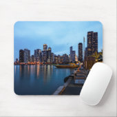 Nacht am Marinestreff Mousepad (Mit Mouse)