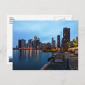 Nacht am Marinestreff Postkarte (Vorne/Hinten)