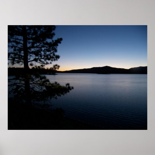 Nacht am See Poster (Vorne)