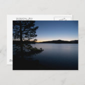 Nacht am See Postkarte (Vorne/Hinten)