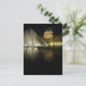 Nacht an der Pyramide Postkarte (Stehend Vorderseite)