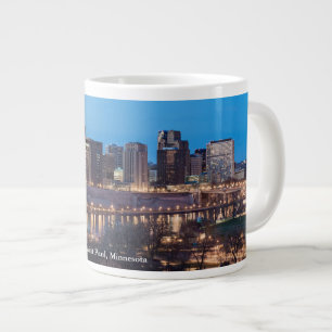 Nacht an der Uferpromenade Jumbo-Tasse