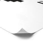 Nacht auf dem Bar Motivierend Poster (Ecke)