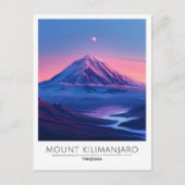 Nacht auf dem Kilimanjaro Tansania Reise Postkarte (Vorderseite)