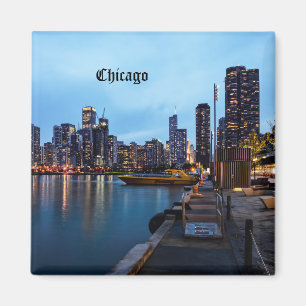 Nacht auf dem Marinestreff Magnet