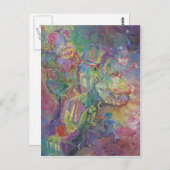 Nacht auf der Stadt*** Postkarte (Vorne/Hinten)