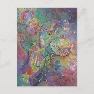 Nacht auf der Stadt*** Postkarte