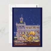 Nacht auf der Stadt - Rockhampton Postkarte (Vorne/Hinten)