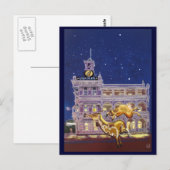 Nacht auf der Stadt - Rockhampton Postkarte (Vorne/Hinten)