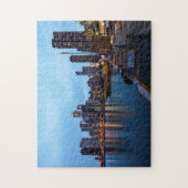 Nacht bei Marine PIer Puzzle (Vertikal)