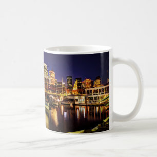 Nacht bei Puerto Madero Kaffeetasse