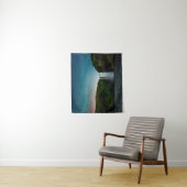 Nacht bei Skógafoss Wandteppich (Beispiel)