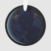 Nacht beleuchtet die Stadt der Erde Ornament (Vorderseite)