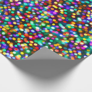 Nacht beleuchtet Geburtstags-Wünsche Geschenkpapier
