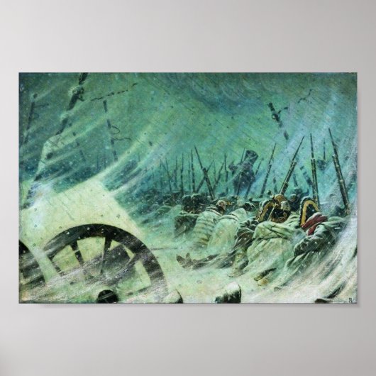 Nacht Bivouac Poster (Vorne)