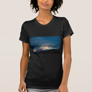 Nacht Blick auf das Nachtmeer der Wolken Japan Kum T-Shirt