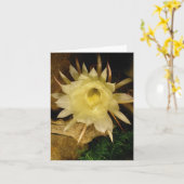 NACHT-BLOOMENZEREUS KARTE (Gelbe Blume)