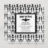 Nacht BVT-Halloween-Party Einladung (Vorne/Hinten)