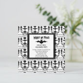 Nacht BVT-Halloween-Party Einladung (Stehend Vorderseite)