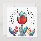 NACHT DER DAMEN, usw. Einladung (Vorderseite)