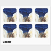 Nacht der Engel got seine Flügel 2014 Quadratischer Aufkleber (Blatt)