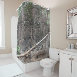 Nacht der gehenden Gigglers Petroglyphe Duschvorhang