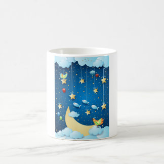 Nacht der großen Luna Kaffeetasse