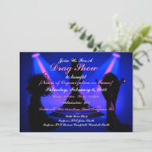 Nacht der tausend Diva-Gewohnheits-Einladungen Einladung (Stehend Vorderseite)