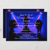 Nacht der tausend Diva-Gewohnheits-Einladungen Einladung (Vorne/Hinten)