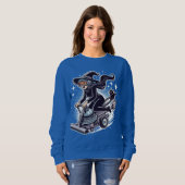 Nacht der Turbo-Hexe: Halloween-Techy-Geschichte! Sweatshirt (Vorne ganz)