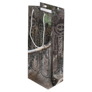Nacht der Wandergler Petroglyph Geschenktüte Für Weinflaschen