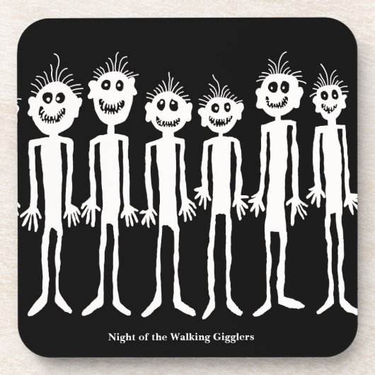 Nacht der Wandergler Petroglyph Getränkeuntersetzer (Vorderseite)