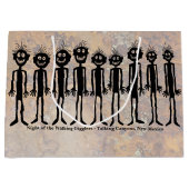 Nacht der Wandergler Petroglyph Große Geschenktüte (Vorderseite)
