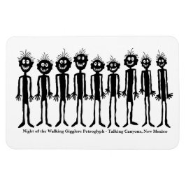 Nacht der Wandergler Petroglyph Magnet