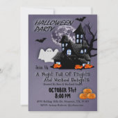 Nacht des Hefts Halloween Einladung (Vorderseite)