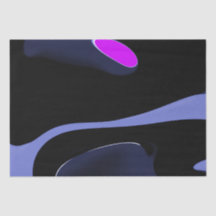 Nacht des Kometen: Abstrakt blau, Lila und schwarz