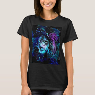 Nacht des Neon Löwen T-Shirt