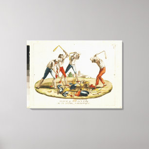 Nacht des patriotischen Deliriums Leinwanddruck