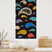 Nacht des Powers - Print Poster (Küche)