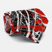 NACHT DES SCHLÄGER (abstrakte Kunst) ~ Krawatte (Gerollt)