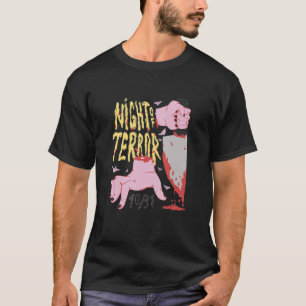 Nacht des Terrors zerschnittene Handfüße beängstig T-Shirt